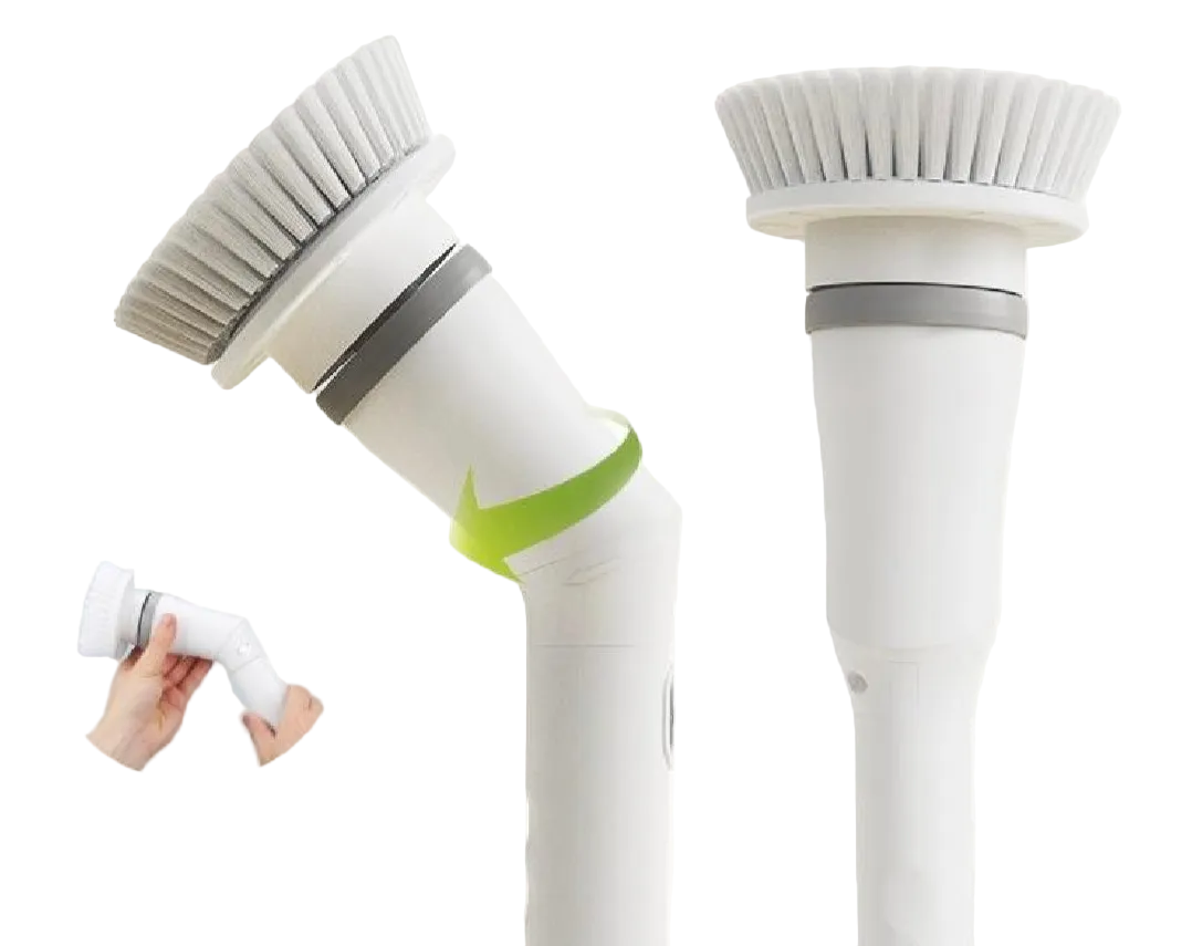 Electric Spin Scrubber – Long Handle Cleaning Brush